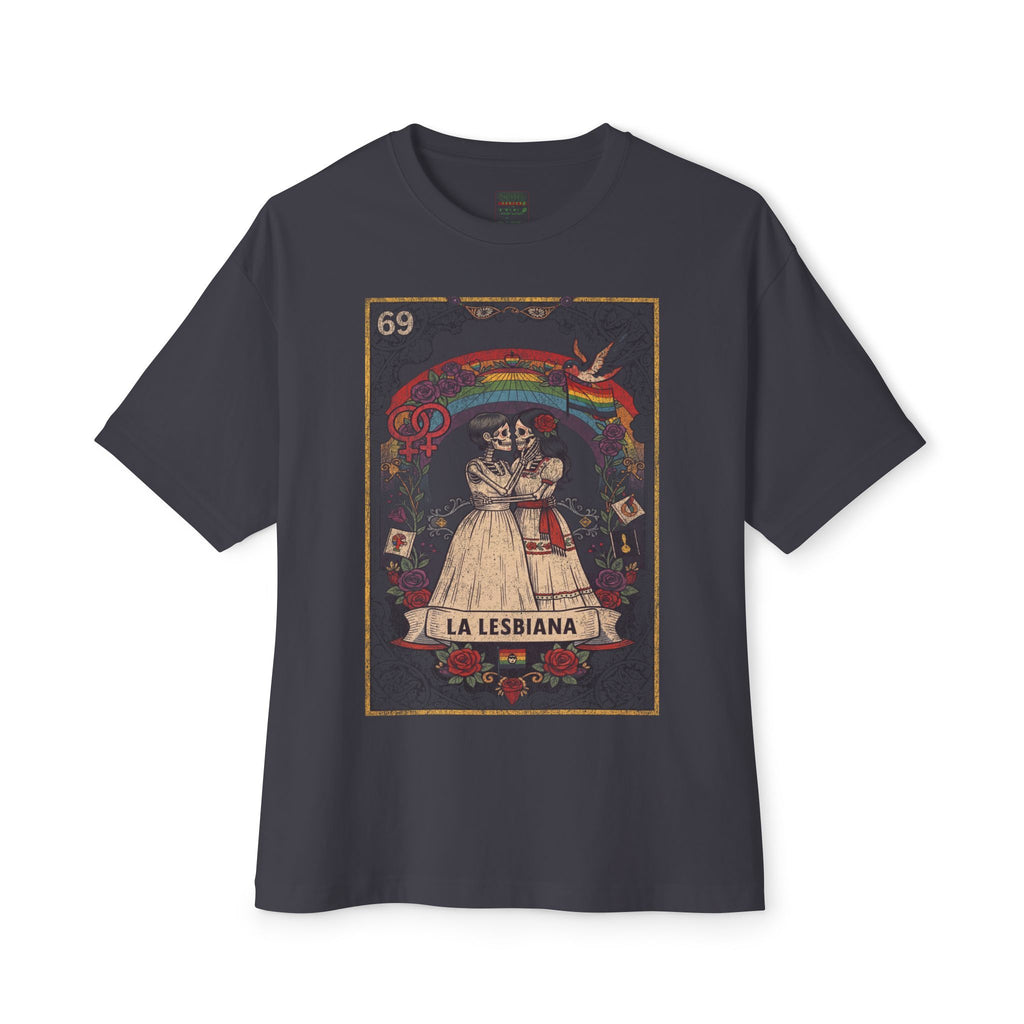 La Lesbiana Tee — Vintage Lotería Pride T-Shirt