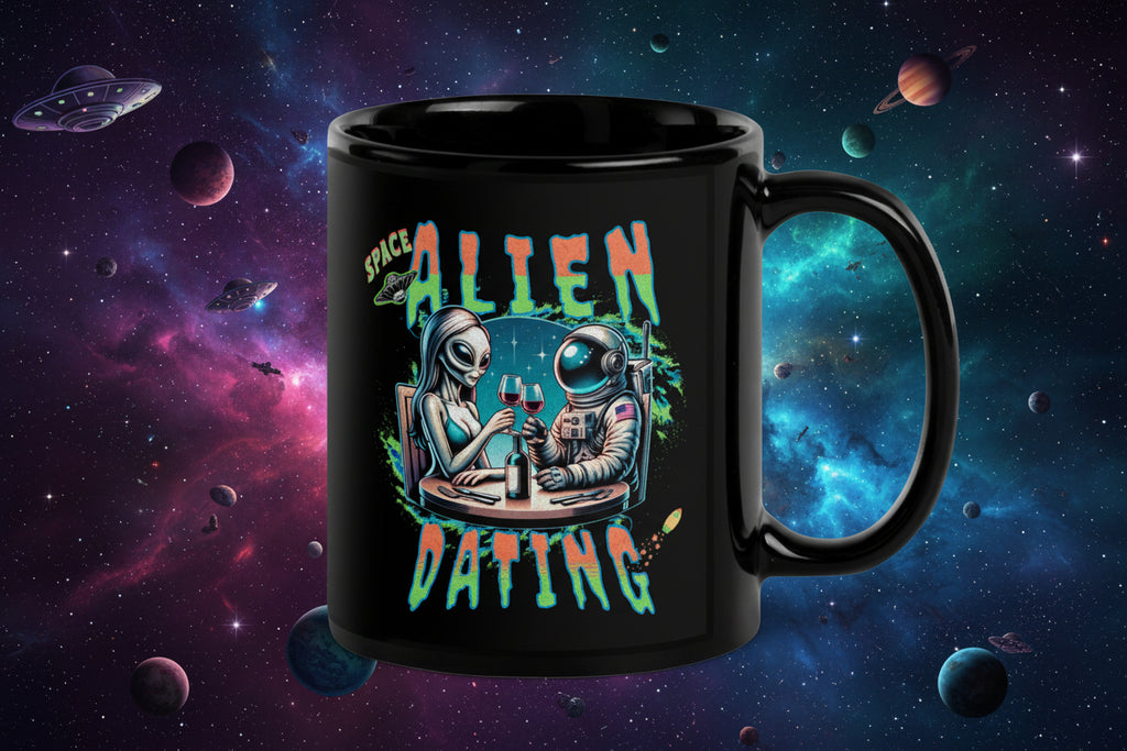 Alien Dating Glossy Mug