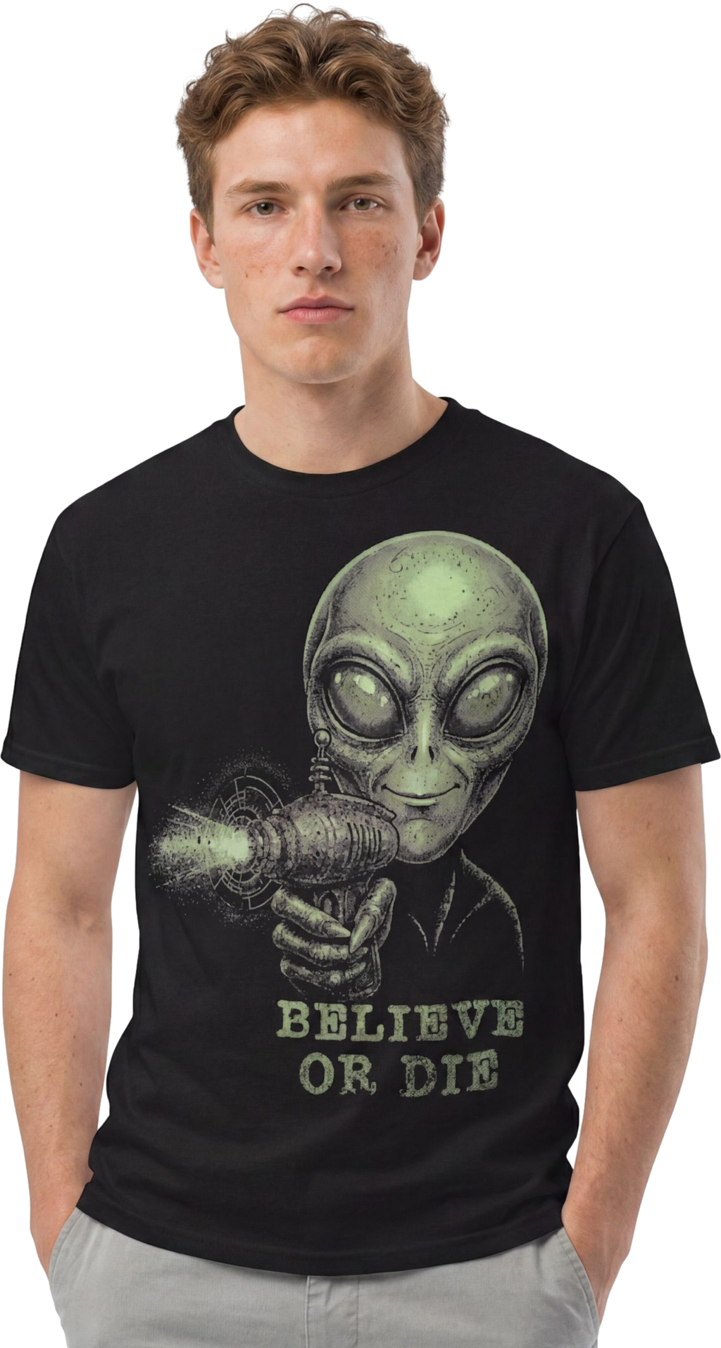 "Believe Or Die" Unisex garment-dyed heavyweight t-shirt
