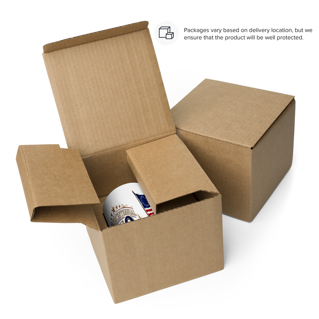 Washington’s Ride: 250th Semiquincentennial Limited Edition White Glossy Mug// 1776–2026